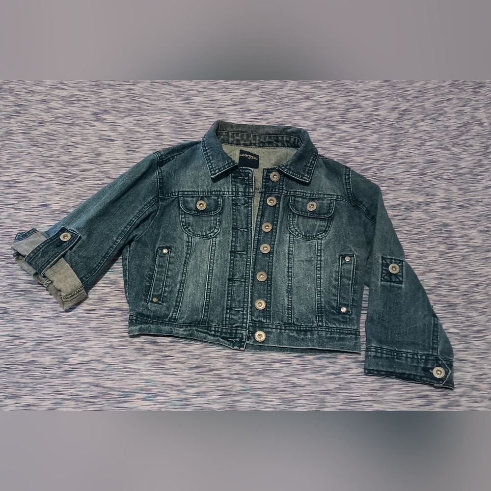 90s Vintage Keiki Highway Jeans Denim Jacket Sz Girl Youth M